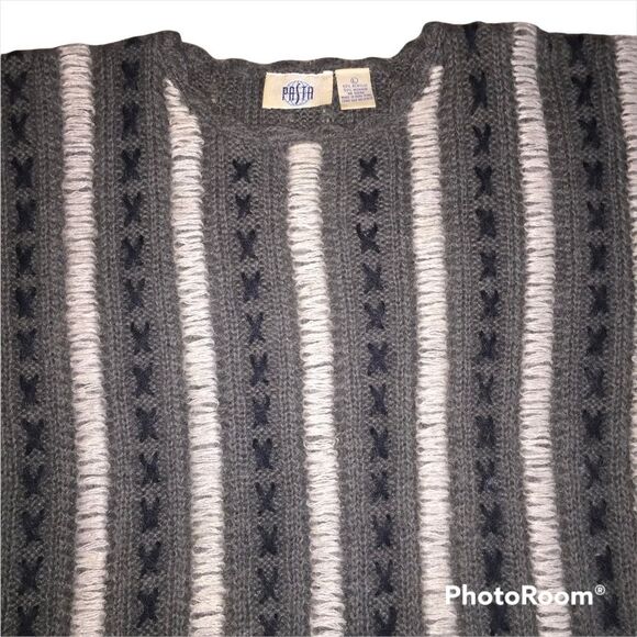 Vintage Pasta 50% Mohair Sweater Sz L Pullover Crew Neck Warm Cozy - Picture 3 of 9